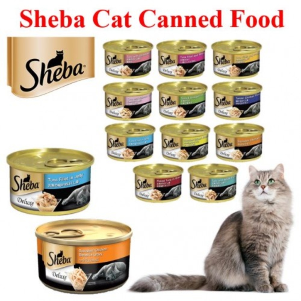  SHEBA CAT CANNED FOOD 85G - Bundle of 24 Cans