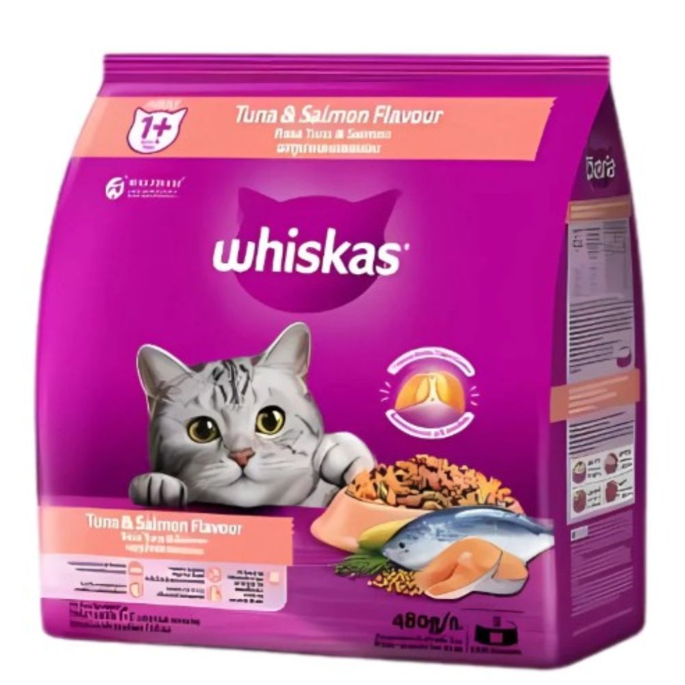  [Clearance/ Expiry date: 5 July 2025]Whiskas Cat Dry Food 480g