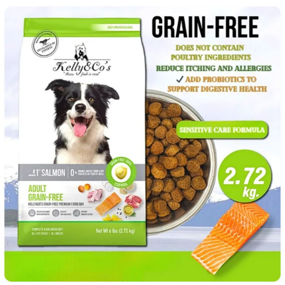  Kelly & Co's Dog Grain-Free Fjord Bay Salmon with Beef 2.72kg