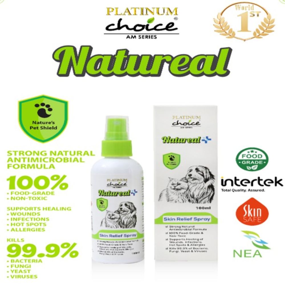  Platinum Choice Natureal Pet Skin Relief Spray 100ml