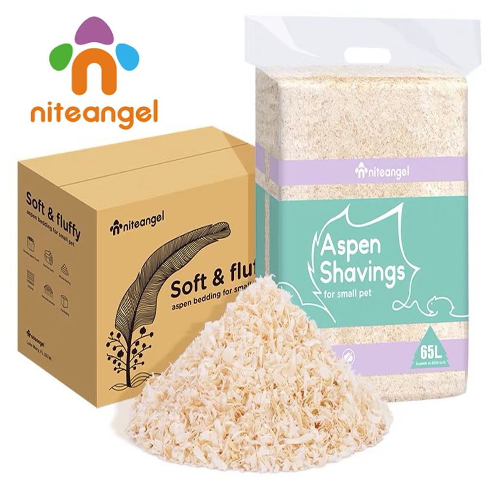  Niteangel Aspen Bedding (2.6kg) Shredded Cut For Small Animals & Birds